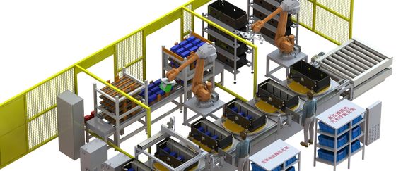 10PPM 전기 자동차 배터리 생산 라인 PLC 자동 시동기 리튬 리튬 배터리 생산 리튬 이온 배터리 생산