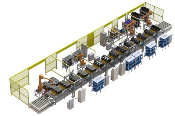 PLC 자동차 기동 장치 리튬 10PPM 전기 자동차 배터리 생산 라인