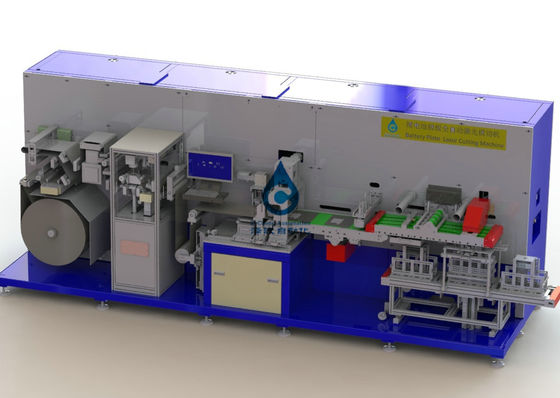 120PPM Li 이온 건전지 제조 기계 200W 건전지 폴란드 레이저 저미는 기계