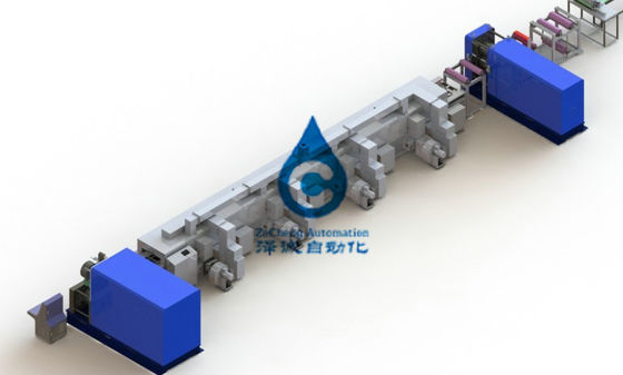 리튬 망간 은아연 배터리를 위한 80KW 판 롤 화합물 제조 라인