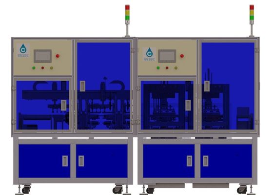 포탄 기계로의 40PPM 차량 배터리 생산 라인 1500KG 각형 셀 꼬리 부분 테이프 녹음