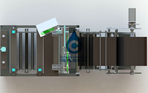 대형 전지 전극 조각 테이프 커팅부 기계 12PPM 380V 자동 교정