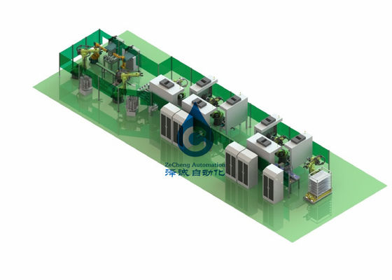 100PPM 배터리 생산 장비 자동 18650 건전지 팩 조립 라인