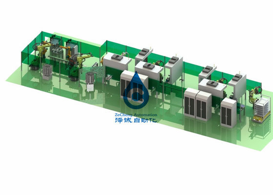 100PPM 배터리 생산 장비 자동 18650 건전지 팩 조립 라인