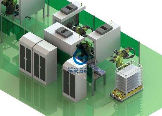 100PPM 배터리 생산 장비 자동 18650 건전지 팩 조립 라인