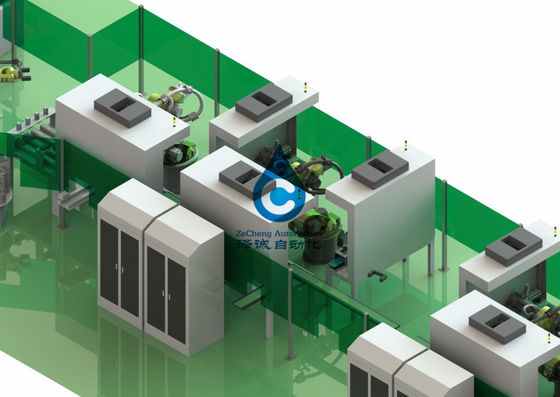 100PPM 배터리 생산 장비 자동 18650 건전지 팩 조립 라인